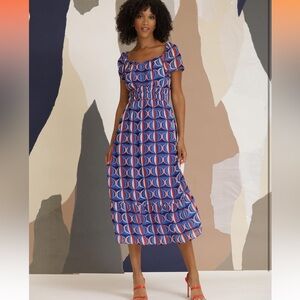 Maggie London Maxi Dress Bright Blue